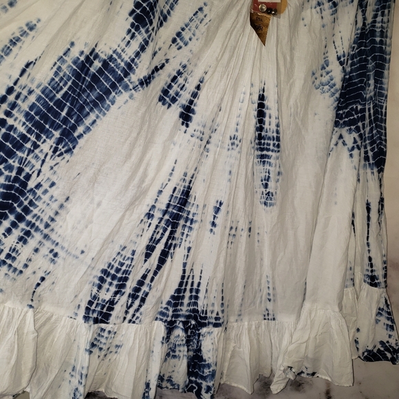 NEW! Guess boho tie dye maxi shirt sz. XS - Picture 7 of 16